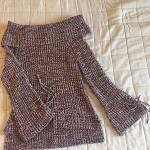 American Rag Off Shoulder Sweater